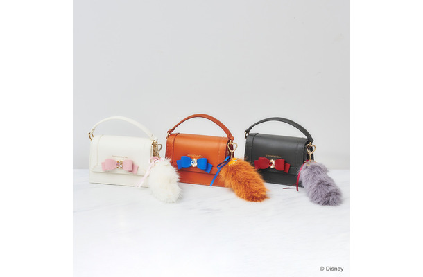 ミニミニショルダーバッグ（ホワイト／ブラウン／グレー）¥17,600「おしゃれキャット マリー」コレクション