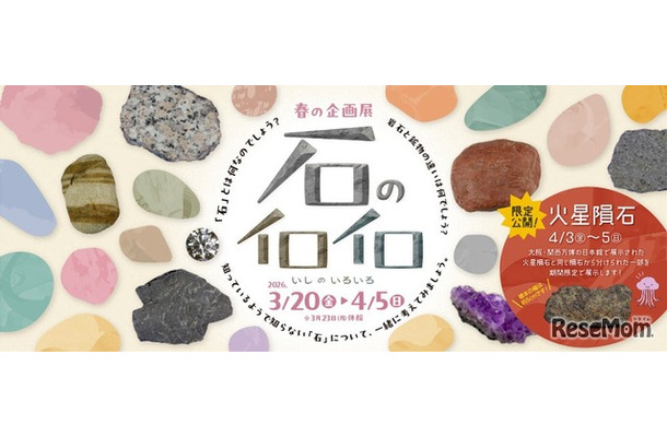 春の企画展「石のイロイロ」