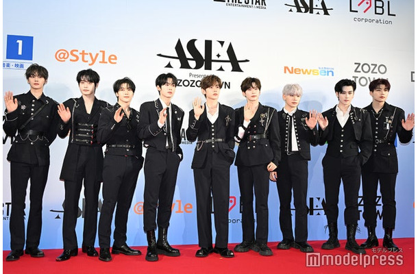 ZEROBASEONE／キム・ギュビン、キム・ジウン、ソク・マシュー、ハン・ユジン、ジャン・ハオ、ソン・ハンビン、キム・テレ、リッキー、パク・ゴヌク（C）モデルプレス