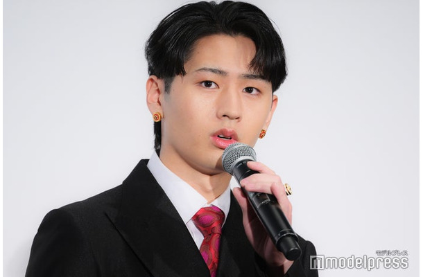 映画「教場 Requiem」初日舞台挨拶に出席した猪狩蒼弥(C)モデルプレス