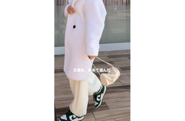 GUのパフスウェットパンツが優秀!楽なのにきれい見えする最旬スポーツMIX【40代の毎日コーデ】