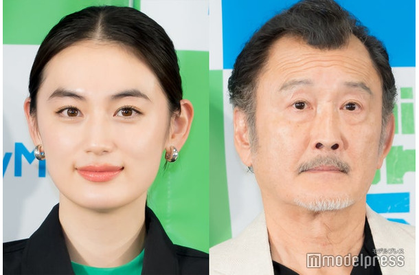 イベントに出席した八木莉可子、吉田鋼太郎(C)モデルプレス