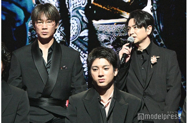 「ちるらん 新撰組鎮魂歌」制作発表に登場した綾野剛、山田裕貴、松本潤（C）モデルプレス