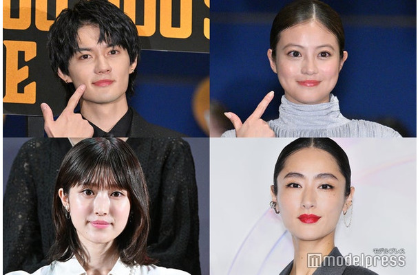 （上段左から時計回り）佐野勇斗、今田美桜、シシド・カフカ、福本莉子（C）モデルプレス