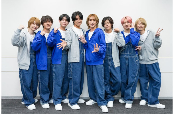 B&ZAI/(左から)今野大輝、稲葉通陽、本高克樹、鈴木悠仁、橋本涼、菅田琳寧、川崎星輝、矢花黎(提供写真)