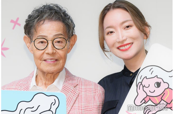 「あしたのわたしに、会おう。ご自愛市spring2026」 トークセッションに出席した加藤茶、加藤綾菜（C）モデルプレス