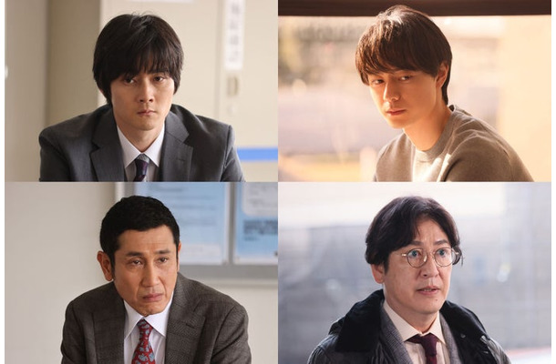 (上段左から)栁俊太郎、作間龍斗(下段左から)渋川清彦、田中直樹(C)日本テレビ
