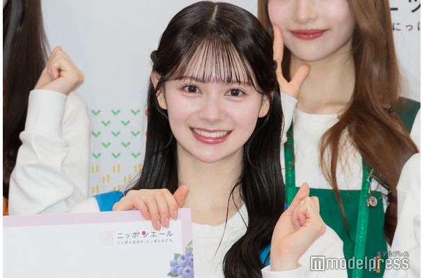 「ニッポンエールブランドアンバサダー」就任記者会見に出席した伊藤百花（C）モデルプレス