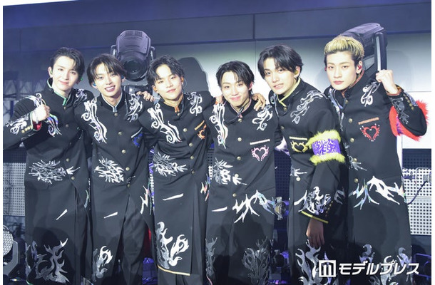 高岡ミロ、近藤駿太、武田創世、森田璃空、高桑真之、芳賀柊斗／Lienel（C）モデルプレス