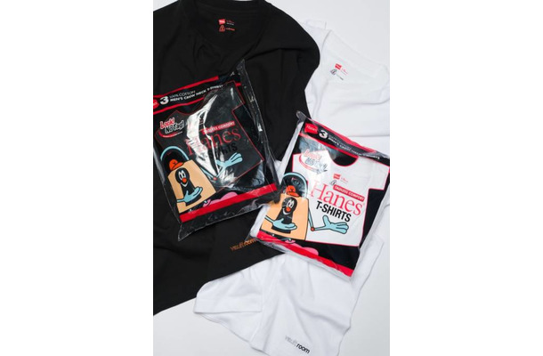 vaultroom×ヘインズ、初コラボの3パックTが3月24日発売。特別仕様のパッケージで展開