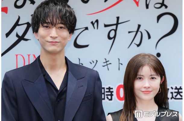 「産まない女はダメですか？ DINKs のトツキトオカ」記者会見に出席した浅香航大、宮澤エマ（C）モデルプレス