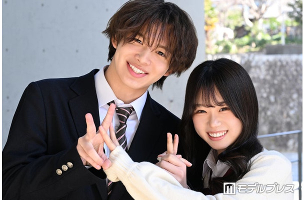 モデルプレスのインタビューに応じた今井暖大、時田音々(C)モデルプレス