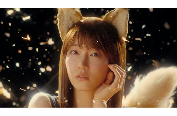 吉岡里帆/新TVCM「帰ってきたどんぎつね 篇」(提供写真)