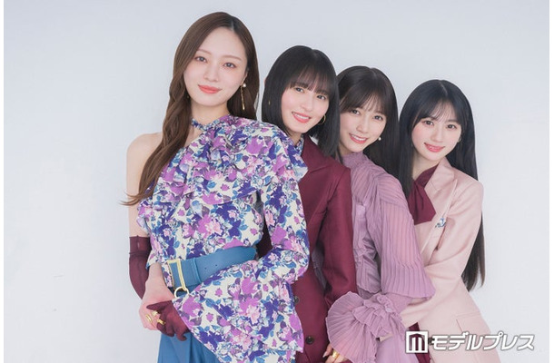 乃木坂46(左から)梅澤美波、遠藤さくら、池田瑛紗、川崎桜(C)モデルプレス