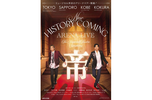 『New HISTORY COMING ARENA LIVE -The Imperial Theatre Symphony-』ティザービジュアル（提供写真）