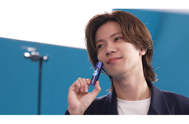 神宮寺勇太/新TVCM「効果の部屋速攻ステロイド」篇メイキング(提供写真)