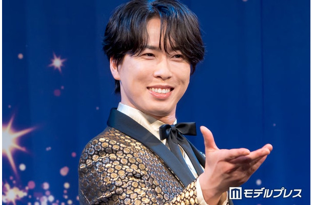 「日本公演40周年記念 ディズニー・オン・アイス “Let's Party!”」記者発表会に出席した宮舘涼太(C)モデルプレス