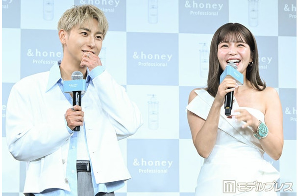 與真司郎、宇野実彩子(C)モデルプレス