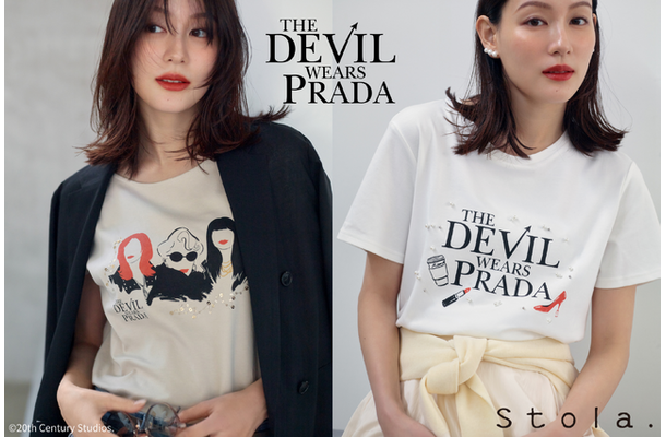 『プラダを着た悪魔』Stola.別注Tシャツ© 2025 20th Century Studios.