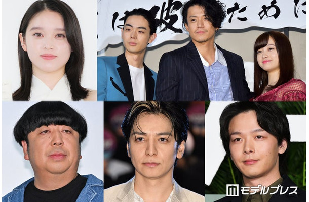 （上段左から）高石あかり、菅田将暉、小栗旬、橋本環奈（下段左から）日村勇紀、生田斗真、中村倫也（C）モデルプレス