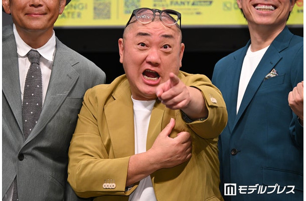 「逃亡者たち!〜軍団山本スペシャルコントライブ〜」開催発表会見に出席した山本圭壱(C)モデルプレス