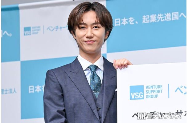 「ベンチャーサポートアンバサダー就任記者発表会」に出席した阿部亮平（C）モデルプレス
