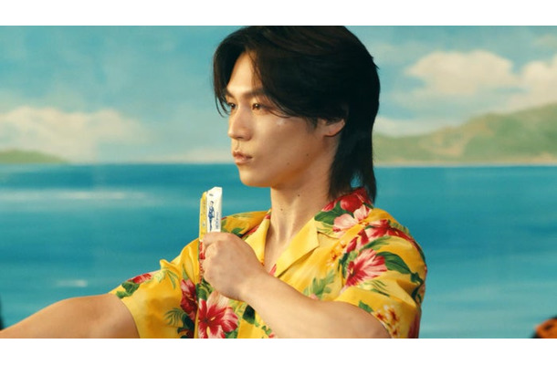 松田元太／新TVCM「狂言すらり篇」（提供写真）