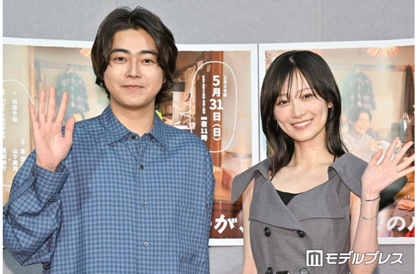 「ある日彼女のパンティーが、」の完成会見に出席した倉悠貴、山下美月(C)モデルプレス