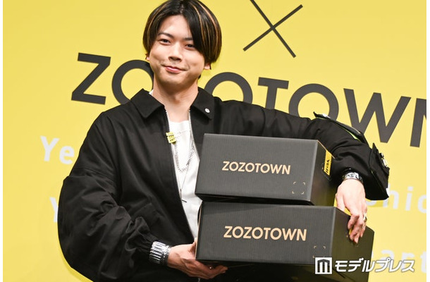 「TAKAHISA MASUDA × ZOZOTOWN」プロジェクト新ブランド初お披露目発表会に登壇した増田貴久(C)モデルプレス