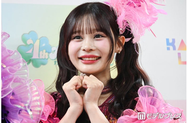 CANDY TUNEデビュー3周年公演「CANDY CANDY CANDY PARTY」囲み取材に出席した村川緋杏（C）モデルプレス