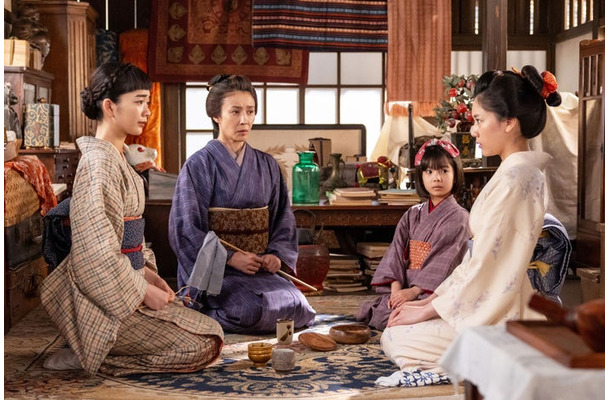 見上愛、水野美紀、英茉、早坂美海「風、薫る」第56話（C）NHK