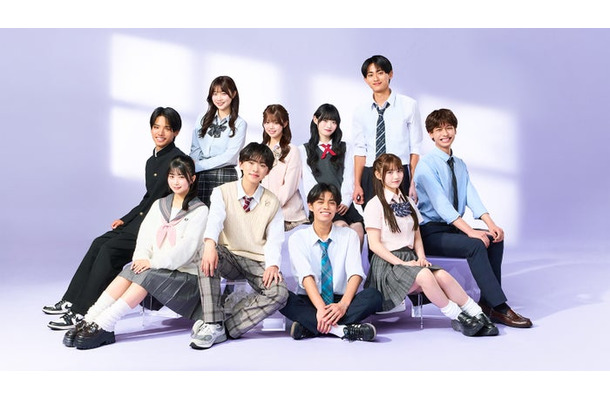 「今日、好きになりました。インチョン編」（上段左から）せいたろう、ゆうな、りら、たまき、しゅん、はるか（下段左から）るる、えいた、そら、ひまり（C）AbemaTV, Inc.