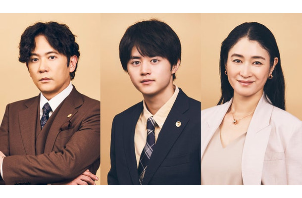稲垣吾郎、鈴鹿央士、小雪(C)「リーガルビート –逆転の法廷–」製作委員会