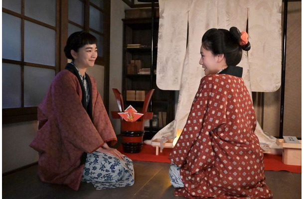 見上愛、早坂美海「風、薫る」第60話(C)NHK