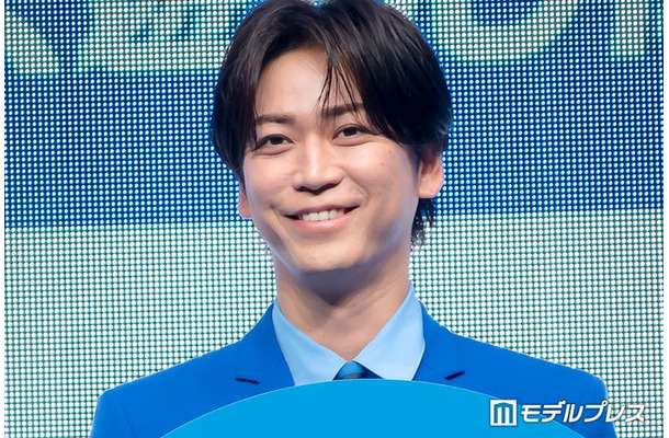 発表会に出席した亀梨和也(C)モデルプレス