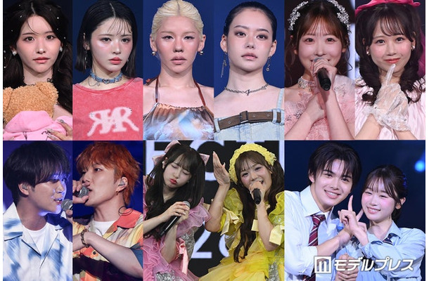 （上段左から）重川茉弥、鎮西寿々歌、とうあ、なごみ、櫻井優衣、松本かれん（下段左から）悠馬（ゆうま）、AMUGIRI（あむぎり）、桜庭遥花・古澤里紗／CUTIE STREET、今井暖大、時田音々（C）モデルプレス