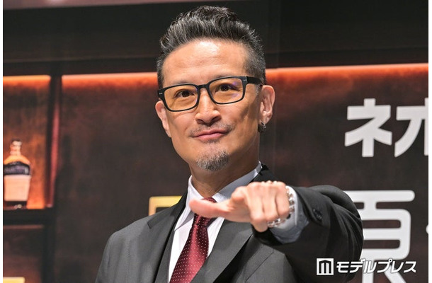 「ネオレバルミン錠」新CM発表会に登壇した松岡昌宏（C）モデルプレス