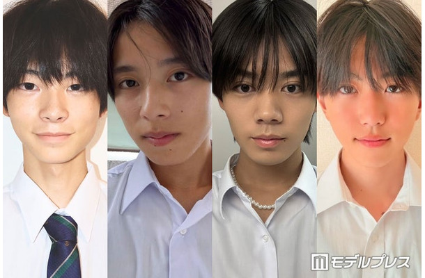 「高一ミスターコン2026」暫定上位4人（提供写真）