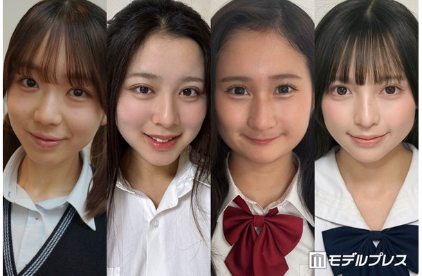 「高一ミスコン2026」暫定上位4人（提供写真）