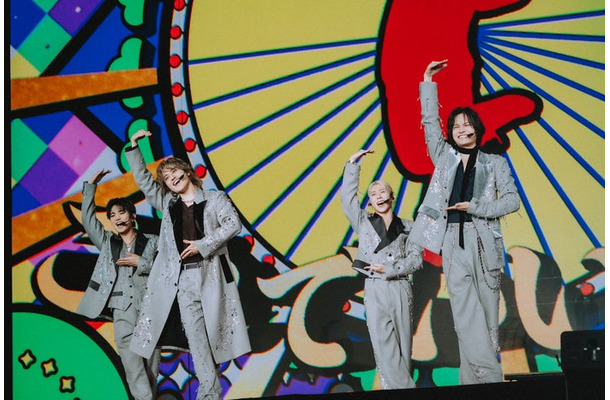 Aぇ! group(左から)正門良規、小島健、末澤誠也、佐野晶哉/撮影:Kosuke Ito(提供写真)