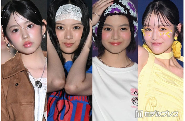 梶原叶渚、北里琉、佐々木満音、杉本萌（C）モデルプレス