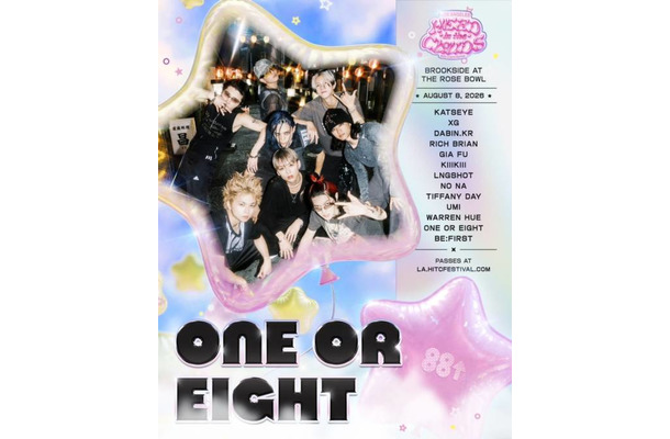 ONE OR EIGHT、世界的音楽フェス「ヘッド・イン・ザ・クラウズ」出演決定。88 Stageトップバッターで登場