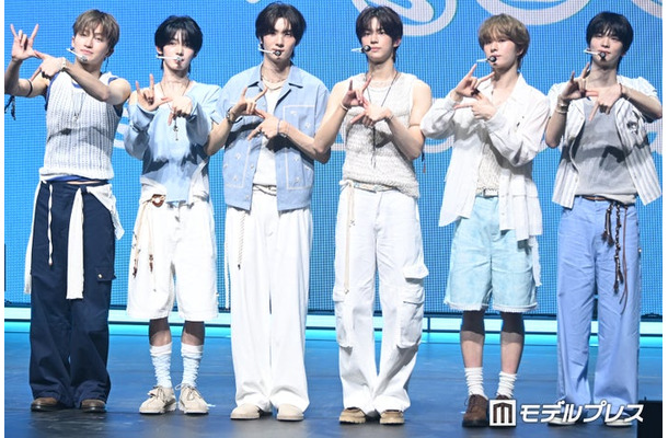 JIHOON(ジフン)、HANJIN(ハンジン)、YOUNGJAE(ヨンジェ)、DOHOON(ドフン)、KYUNGMIN(ギョンミン)、SHINYU(シンユ)/TWS(C)モデルプレス