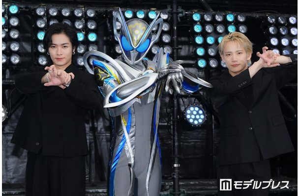 「仮面ライダーマイス」制作発表記者会見に出席した川村壱馬、浦川翔平（C）モデルプレス