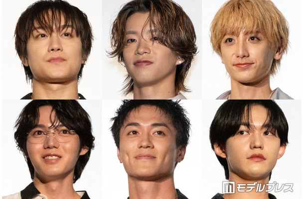 （上段左から）椿泰我、森愁斗、小西詠斗（下段左から）小泉光咲、砂田将宏、長野蒼大（C）モデルプレス