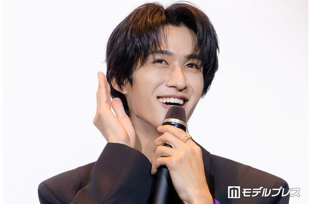 「仮面ライダーゼッツ さよならのミッション」公開御礼舞台あいさつに出席した曽野舜太(C)モデルプレス