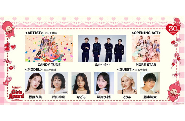 「ガルアワ」追加出演者（提供写真）