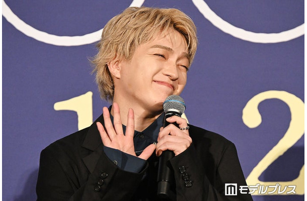 挨拶するだけで大歓声を浴び「まあ、これがアイドルの力っていうやつですね」とドヤ顔を見せた西畑大吾（C）モデルプレス