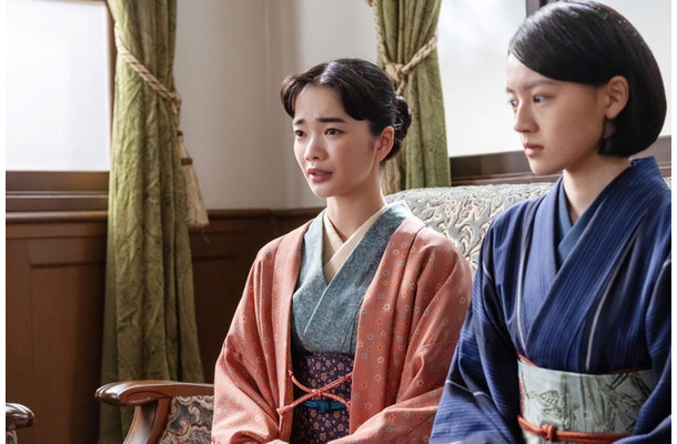 見上愛、上坂樹里「風、薫る」第113話(C)NHK