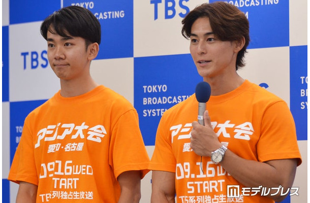 長尾翼アナ、齋藤慎太郎アナ（C）モデルプレス